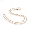 304 Stainless Steel Lumachina Chain Necklaces NJEW-F248-17A-G-1