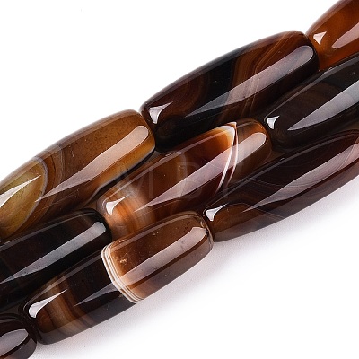 Natural Agate Dyed Beads Strands G-T138-230D-1