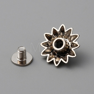 Zinc Alloy Buttons BUTT-WH0028-38B-1