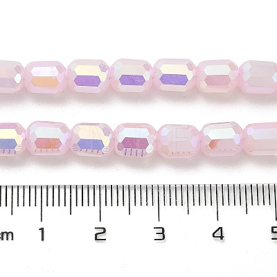 Imitation Jade Glass Beads Strands EGLA-D030-05A-1