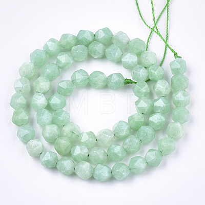 Natural Myanmar Jade/Burmese Jade Beads Strands G-T108-27A-1
