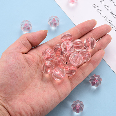 Transparent Acrylic Beads TACR-S154-19A-26-1