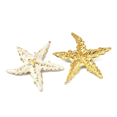 Ocean 304 Stainless Steel Enamel Big Pendants STAS-T076-08C-02G-1