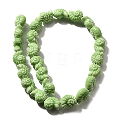 Handmade Porcelain Beads Strands PORC-I028-02C-1