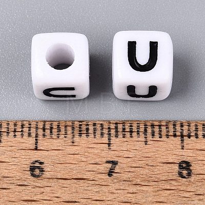 Opaque Acrylic Beads SACR-N020-04A-U-1
