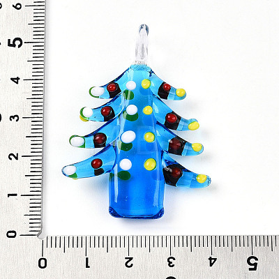 Handmade Lampwork Pendants LAMP-T023-12B-1