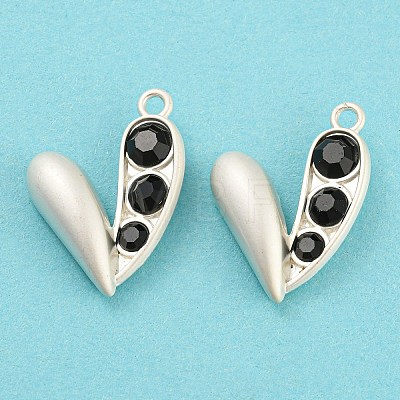 Alloy with Glass Pendants FIND-G062-06MS-02-1
