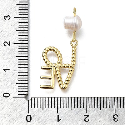 Brass Pendants KK-B132-02G-04-1