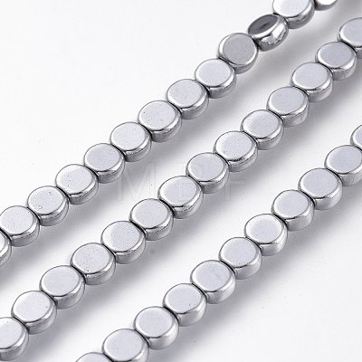 Non-magnetic Synthetic Hematite Beads Strands G-A181-A05P-1