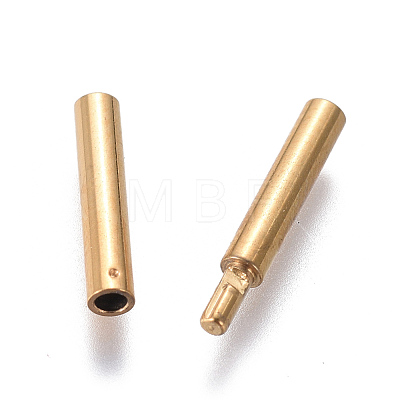 304 Stainless Steel Bayonet Clasps STAS-L134-03G-1