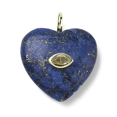 Dyed Natural Lapis Lazuli Pendants G-P585-03G-07-1