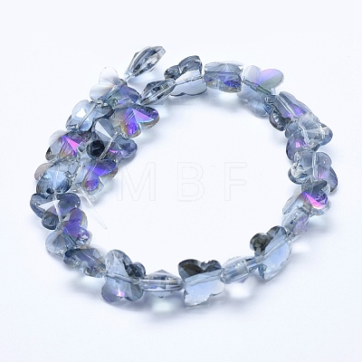 Electroplate Glass Beads Strands EGLA-F133-HP03-1