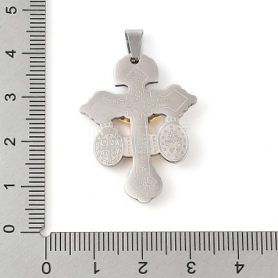 Non-Tarnish 304 Stainless Steel Pendants STAS-C103-02GP-02-1