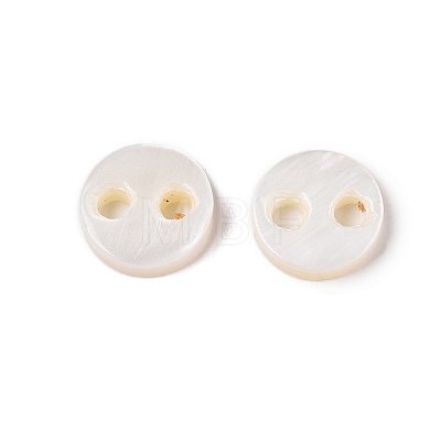 Natural Freshwater Shell Buttons X-SHEL-N036-04-1