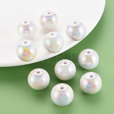 Opaque Acrylic Beads X-MACR-S370-D20mm-01-1