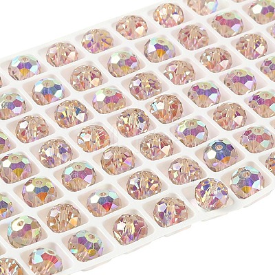 AB Color Plated Glass Beads EGLA-P059-03B-AB17-1