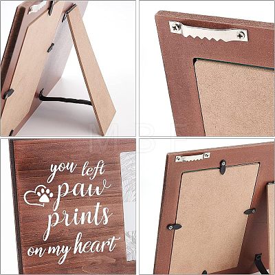 MDF Photo Frames DIY-WH0231-008-1