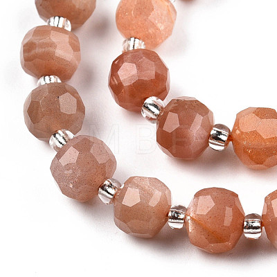 Natural Sunstone Beads Strands G-N327-08L-1