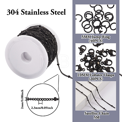 DIY Chain Necklace Bracelet Making Kit DIY-TA0005-37-1