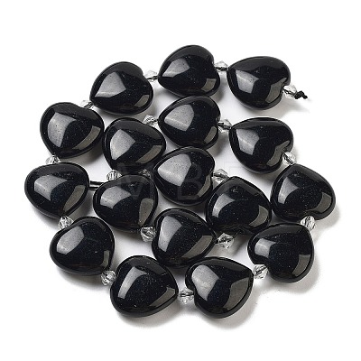 Natural Obsidian Beads Strands G-C150-A30-01-1