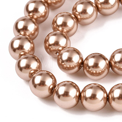 Glass Pearl Beads Strands HY-G002-01D-06-1