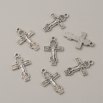 Tibetan Style Alloy Pendants FIND-CJC0007-42L-1