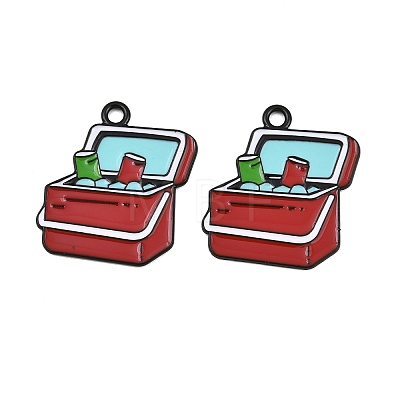Baking Paint Alloy Enamel Pendants AL-CBA459E-05EB-01-1