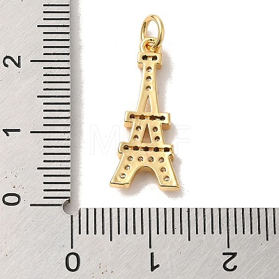 Brass Cubic Zirconia Pendants LS-KK-M278-15G-1