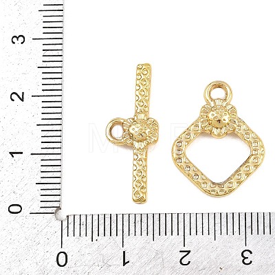 Brass Toggle Clasps KK-G548-34D-G-1