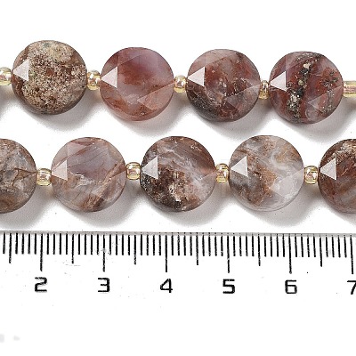 Natural Fire Agate Beads Strands G-NH0004-018-1