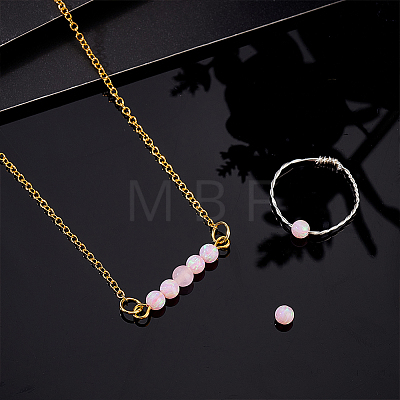 6Pcs Synthetic Opal Beads G-PH0003-40C-1