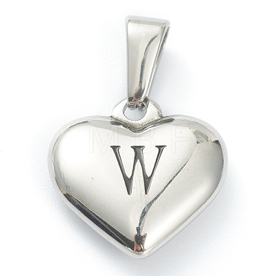 304 Stainless Steel Pendants STAS-P278-01W-P-1