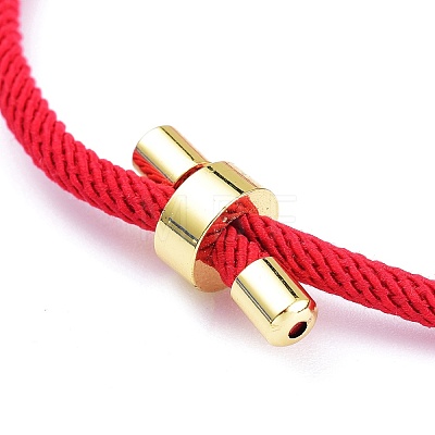 Adjustable Nylon Cord Slider Bracelets BJEW-Z002-01G-1