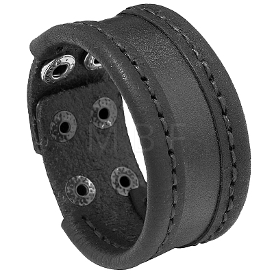 Cowhide Cord Bracelets BJEW-WH20003-12B-02-1