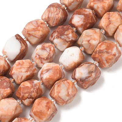 Natural Red Netstone Beads Strands GG-CBAF8A8-A02-01-1