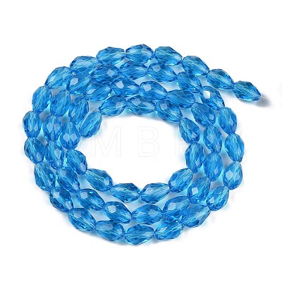 Transparent Glass Beads Strands EGLA-N013-T4mm-D17-1