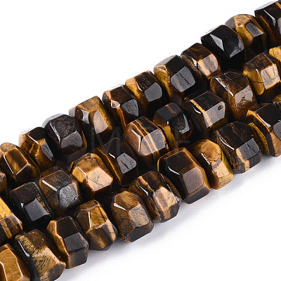 Natural Tiger Eye Beads Strands G-N347-17A-02-1