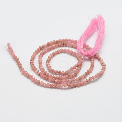 Natural Rhodochrosite Beads Strands G-P270-2mm-17-1