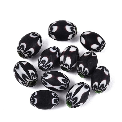 Handmade Millefiori Glass Barrel Beads LA-N002-05C-1