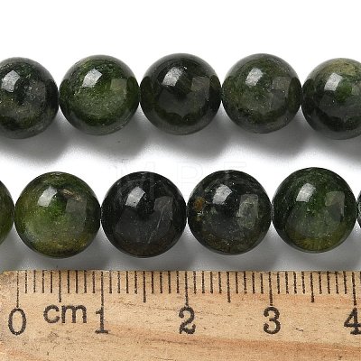 Natural Green Diopside Beads Strands G-K382-B01-03-1