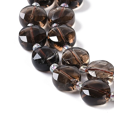 Natural Smoky Quartz Beads Strands G-N342-11-1