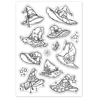 Custom PVC Plastic Clear Stamps DIY-WH0618-0085-1