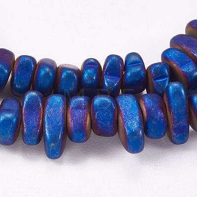 Electroplate Non-magnetic Synthetic Hematite Beads Strands G-P367-H-03-1