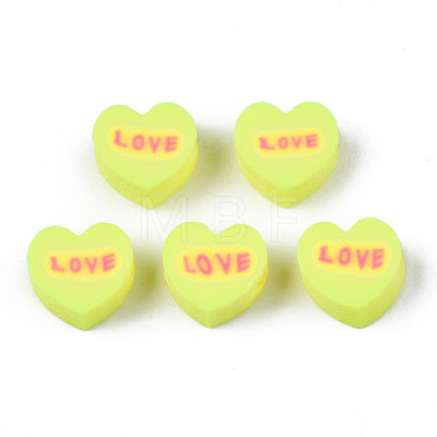 Handmade Polymer Clay Beads CLAY-N008-032H-1