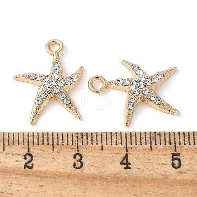 Alloy Crystal Rhinestone Pendants PALLOY-E775-16G-1