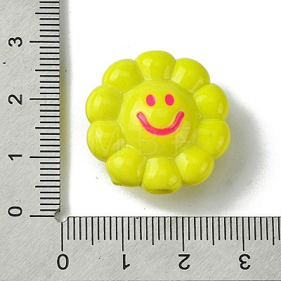 Dopamine Style Opaque Acrylic Beads SACR-Z002-01B-1