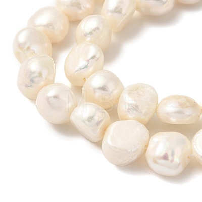 Natural Cultured Freshwater Pearl Beads Strands PEAR-A006-10C-1