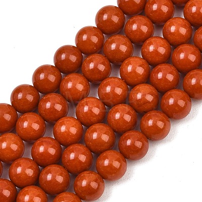 Dyed Natural White Jade Beads Strands GG-CBAD029-A03-8mm-1
