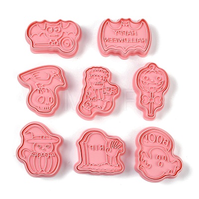 Halloween Plastic Cookie Candy Food Cutters Molds DIY-K080-05-1