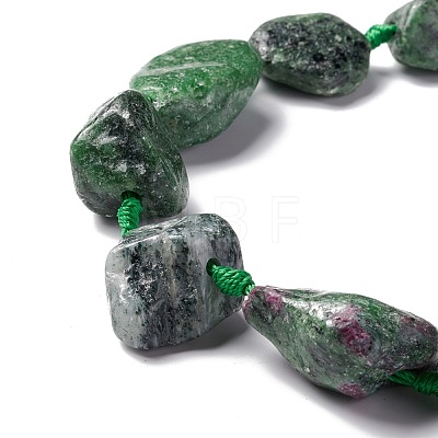 Natural Ruby in Zoisite Beads Strands G-B024-15-1